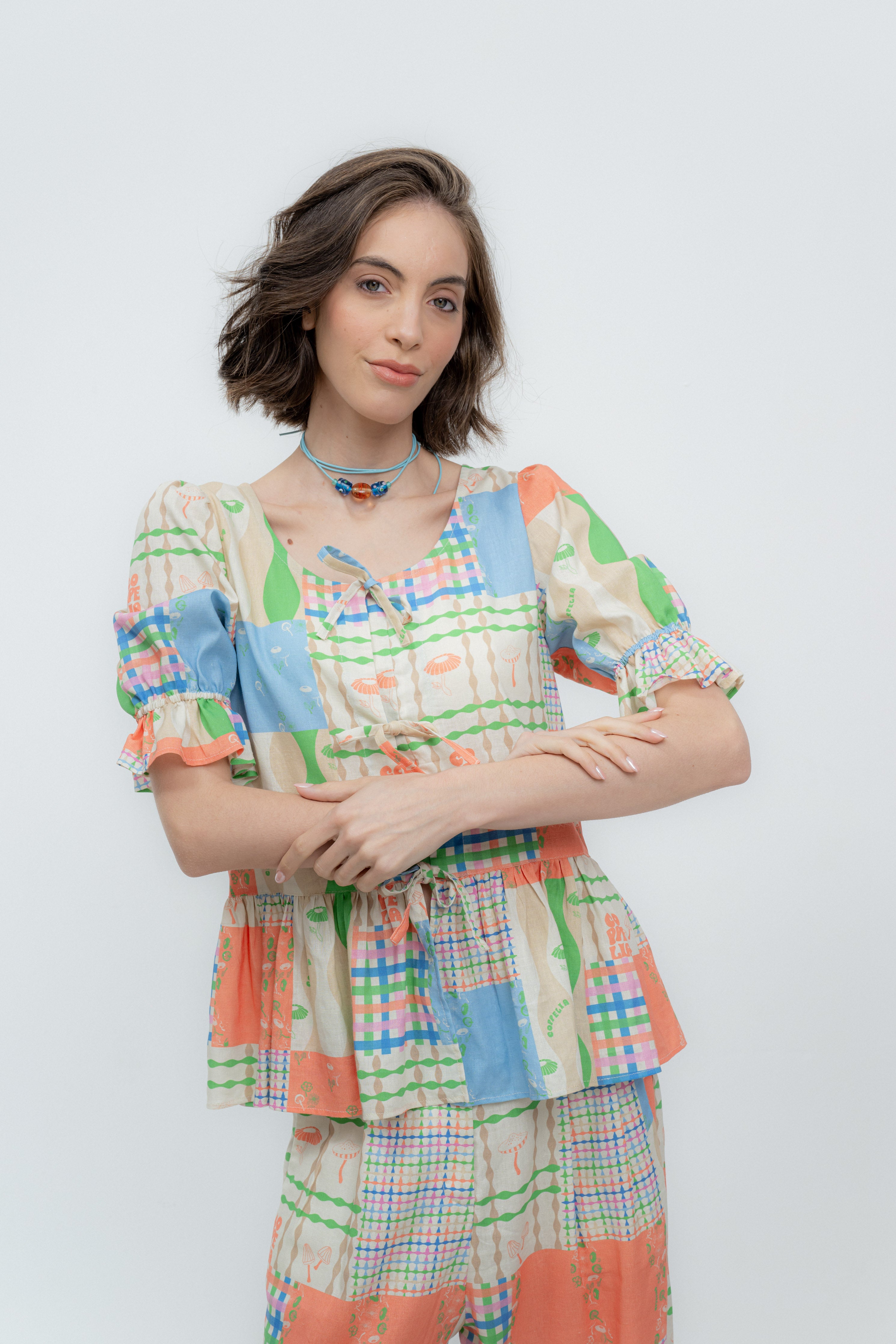 Camisa Juliet coral 0