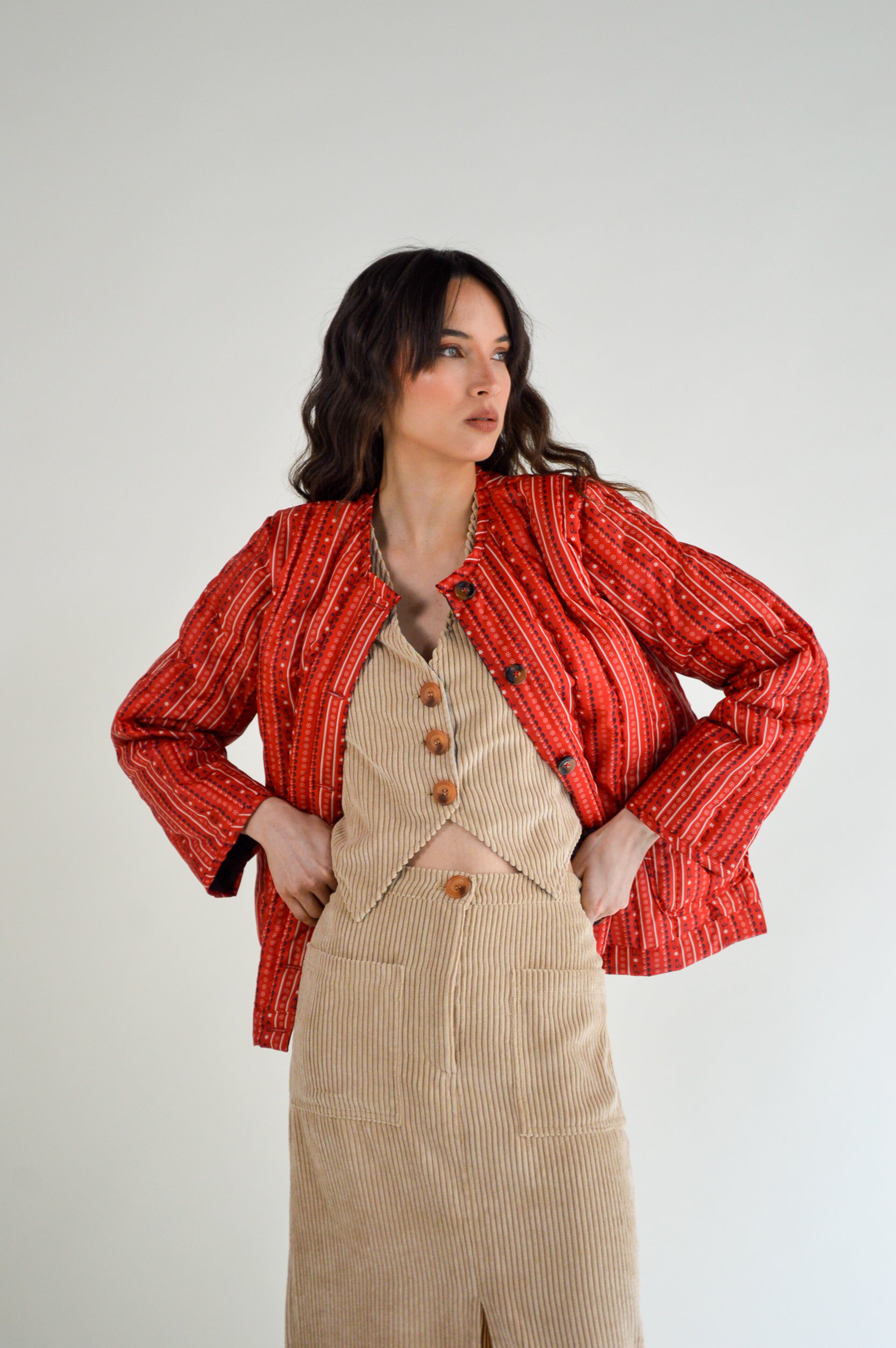 Campera Phoebe rojo 2