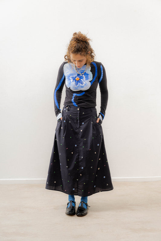 Falda Amy cápsula Winds - Negra coppelia.tienda