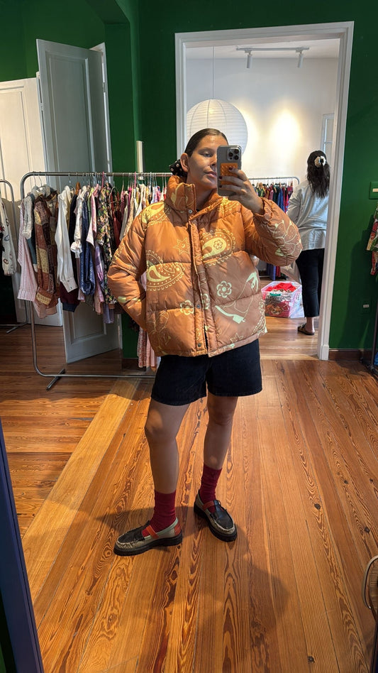 Campera Puff Cápsula West - Camel coppelia.tienda