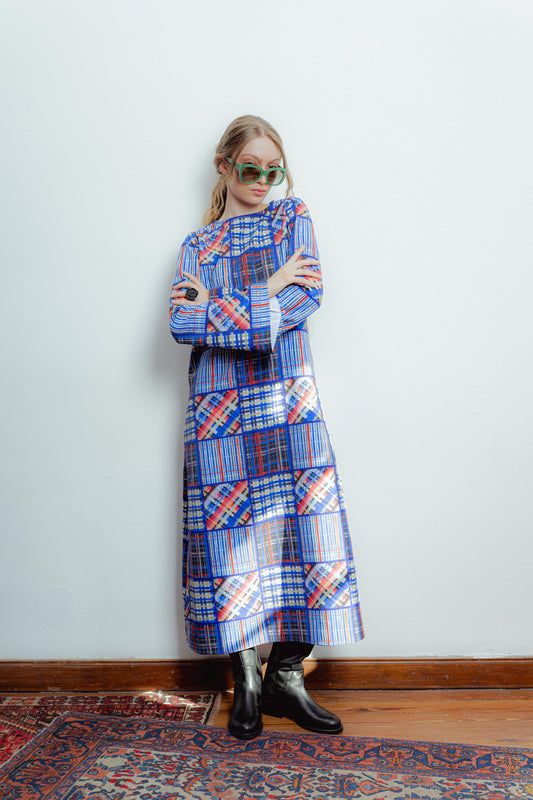 Vestido Marjorie cápsula Winds - Patchwork coppelia.tienda